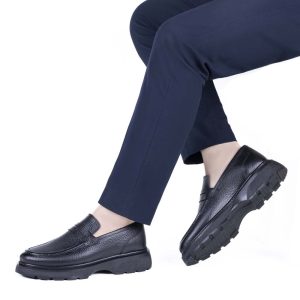 کفش کالج اسپرت مردانه چرم طبیعی مدل آریتما پلاس