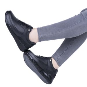 کفش چرم مردانه طبی اسپرت بندی کایا