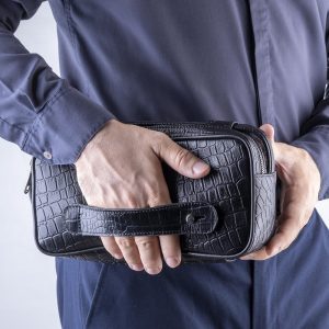 کیف شوزبگ چرم دستی دوزیپ